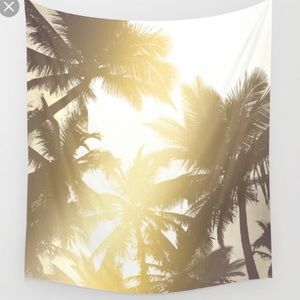 Palm tree print tapestry